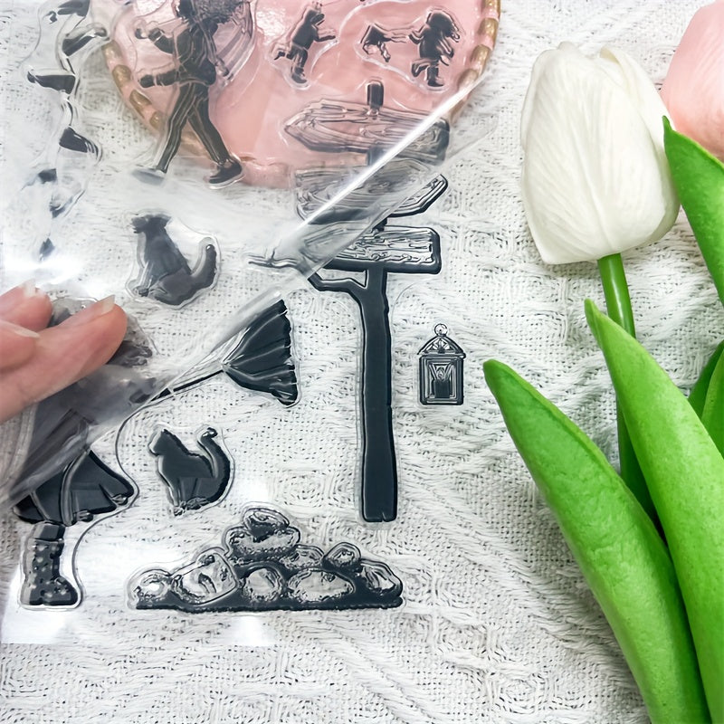 Autumn Clear Stamp Silicone Stamp For Scrapbooking DIY Card Making Rubber Stamp