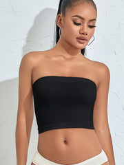 Women's Seamless Strapless Underwire Tube Bra