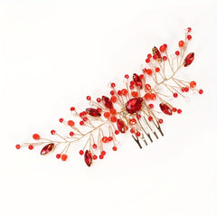 Rhinestone Crystal Hair Comb Bridal Wedding Hair Accessories