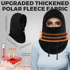 2pcs Balaclava Ski Mask Fleece Warm & Breathable Face Mask
