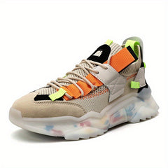 Men's Shock Absorbing Athletic Sneakers Lace Up Shoes