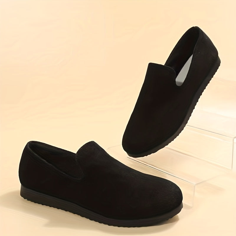 Women's Solid Flat Slip On Round Toe Non slip Lightweight Slides Shoes