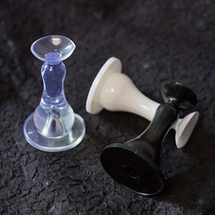 2pcs Plastic Magnetic Door Stopper Punching Anti Collision Mute Durable