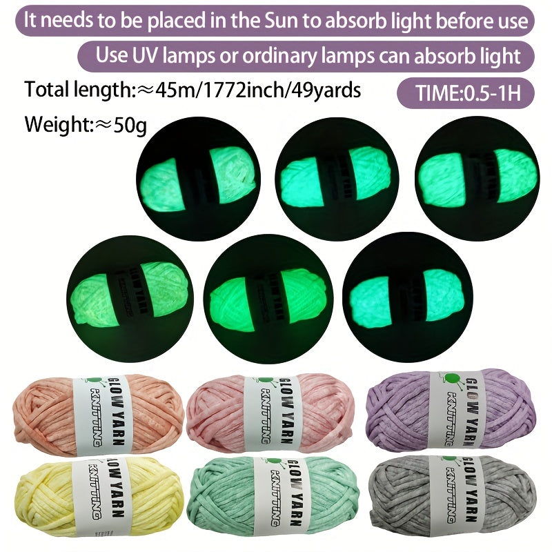 Coarse Luminous Yarn Face Mask DIY Kit