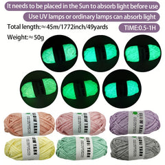 Coarse Luminous Yarn Face Mask DIY Kit