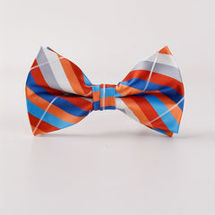 Men's Casual Striped Bow Tie Formal Suit Shirt Accessories