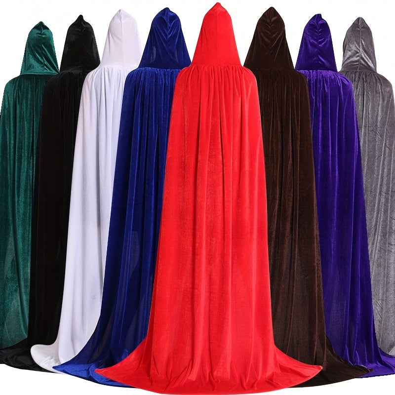 Vampires Hooded Cloak Red Dracula Cap Horror Cosplay