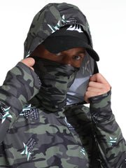 Print Men's Long Sleeve UV Protection Fishing Outwear