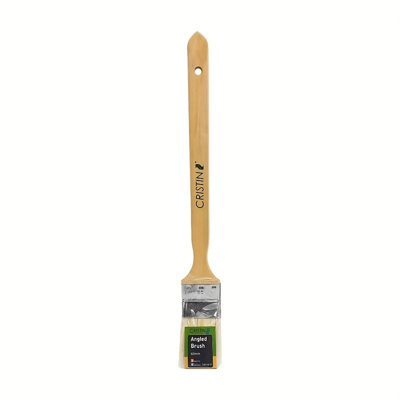 Angled Brush for Painting and Cleaning