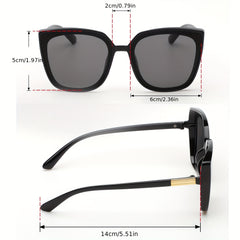 Classic Large Frame Sunglasses Men's Sunglasses With Anti stress Glasses Case