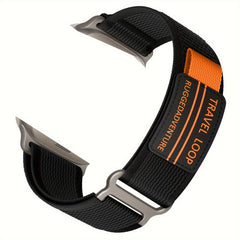 Watch Ultra Loop Band Nylon Leather for iWatch Series Se 7 6 5 3 8 9