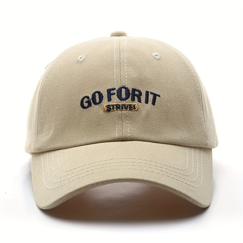 Embroidered Baseball Hat Adjustable Outdoor Sun Hat