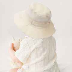 Baby Mesh Fisherman Hat Wide Brim Sunscreen