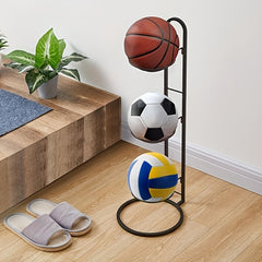 Ball Storage Rack Basketball Display Stand Outdoor Ball Holder