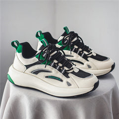 Men's Mesh Breathable Running Sneakers Elevator Shoes