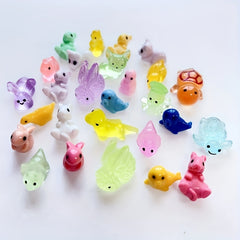 29pcs Resin Dolls Game Animal Figures Duck and Rabbit for Garden Landscaping