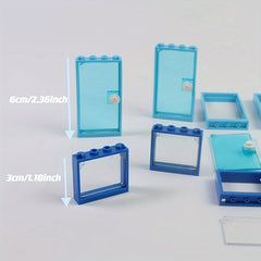 Building Blocks 25pcs Windows Doors DIY Toys City Friends Blocks Parts House