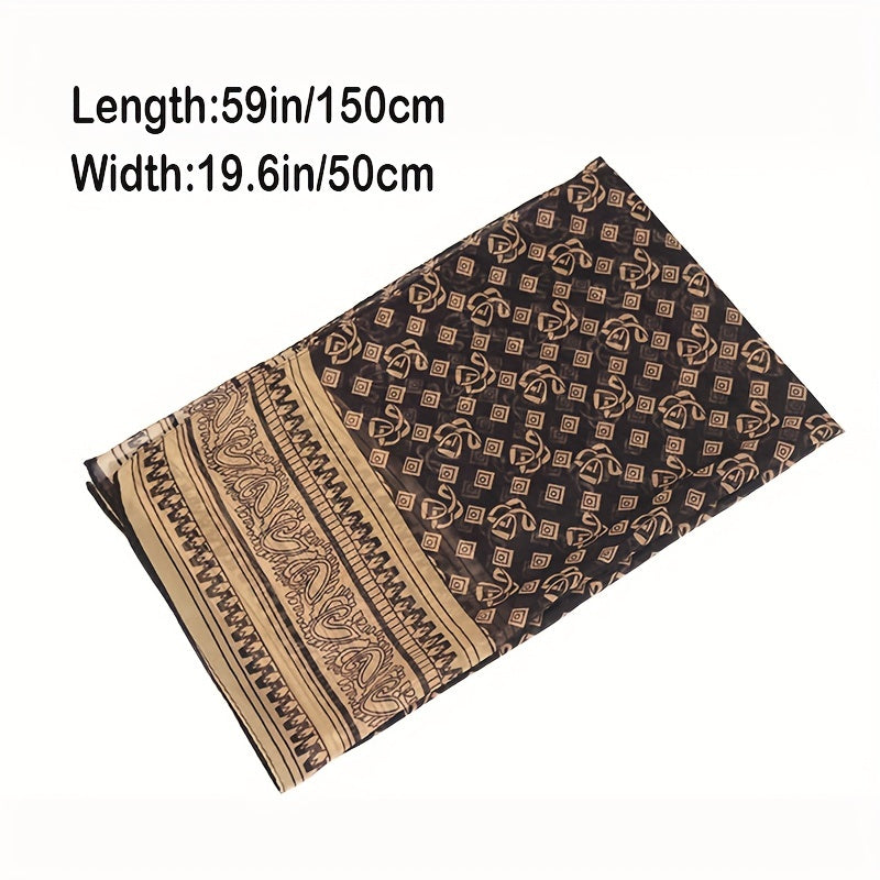 Chiffon Scarf Large Shawl Women Casual Windproof Head Wrap Travel Beach Towel