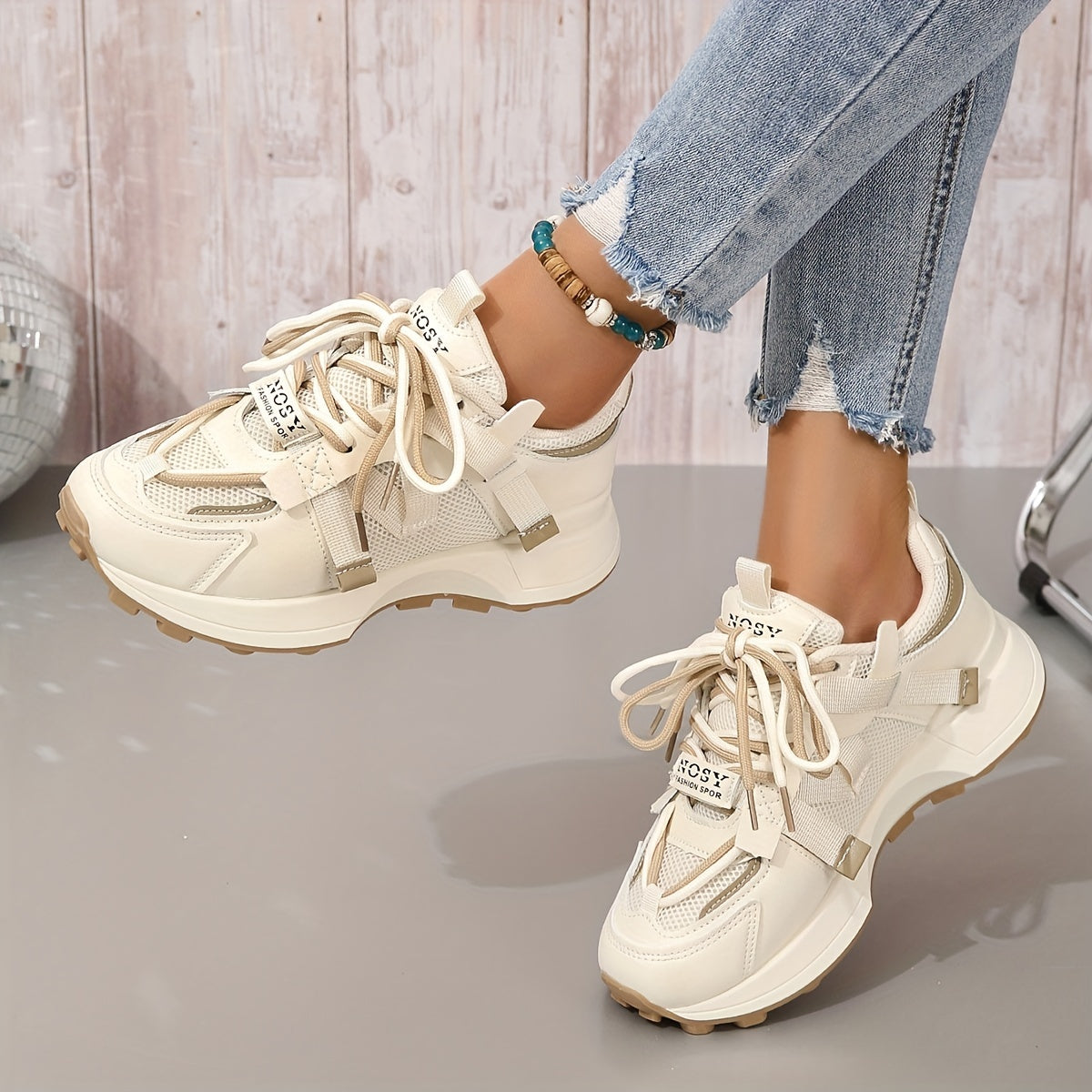 Women's Breathable Chunky Sneakers Lightweight Sport Shoes