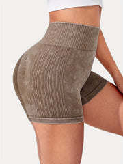 High Waist Butt Lifting Yoga Tight Athletic Shorts