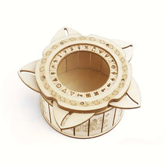 DIY Wooden Puzzle Box 3D Mechanical Model Kit Intricate Gear Mechanism