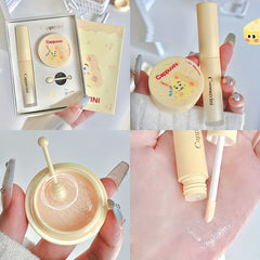 Cheese Lip Cream Mask Set Moisturizing Nourishing Lip Care Long Lasting Gift