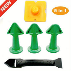 5pcs Silicone Caulking Finishing Tool Set for Tile Brick Floor Joints