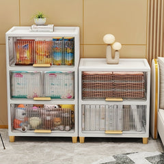1pc Storage Cabinet Drawer Wardrobe Toy Sundries Household Plastic Storage Box
