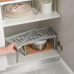 Adjustable Spice Rack and Cabinet Organizer for Kitchen Storage
