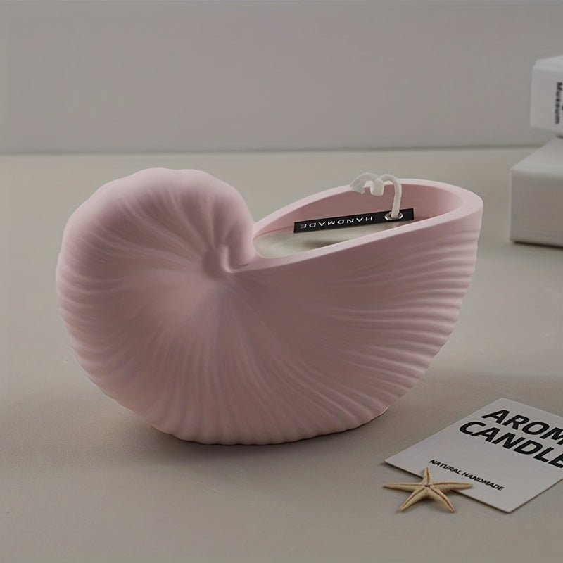 Conch Concrete Candle Cup Silicone Mold DIY Conch Shell Gypsum Candle Jar