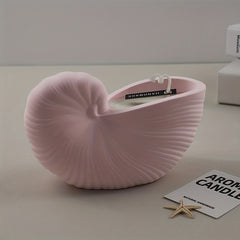 Conch Concrete Candle Cup Silicone Mold DIY Conch Shell Gypsum Candle Jar