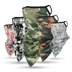 Camouflage Neck Gaiter Face Mask for Riding Fishing Hiking