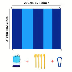 Waterproof Pocket Beach Blanket Portable Mat Camping Picnic