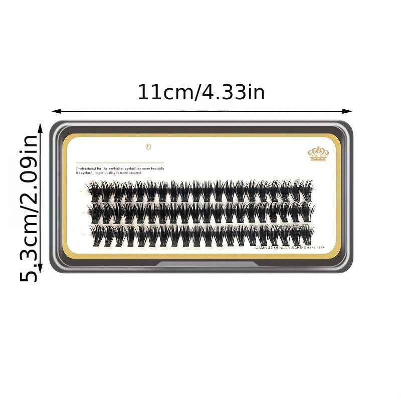 50D Thick Self Grafted Faux Mink Cluster False Eyelashes