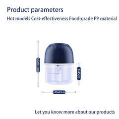 Portable Mini Meat Grinder USB Chargeable Garlic Chopper