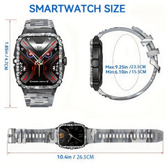 Classic Smart Watch 1.96' Display Calls Sports Modes Weather Tracking