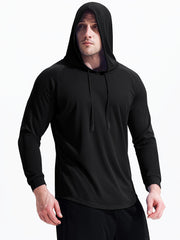 Men's Loose Sports Hoodie Fast Dry Hooded Sweater