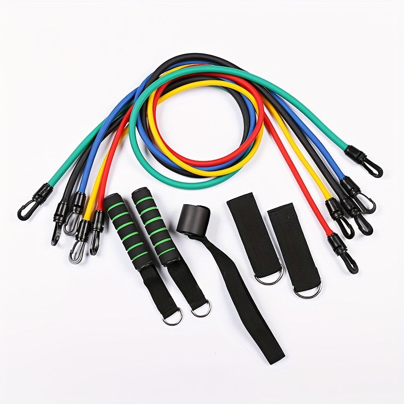 11pcs Yoga Resistance Bands Home Gym Training Equipment
