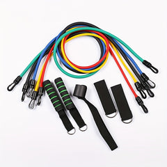 11pcs Yoga Resistance Bands Home Gym Training Equipment