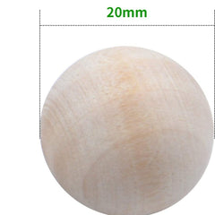 Wooden Balls Unfinished Round Wood Balls for Crafts DIY Projects