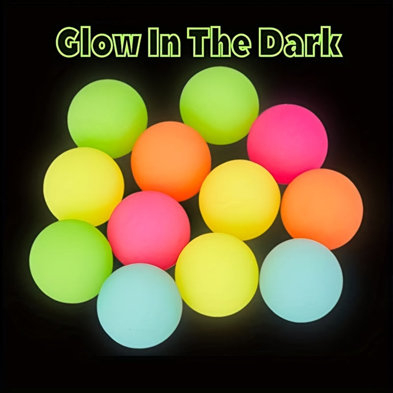 10pcs High Bounce Toy Luminous Balls Kids Party Favor Decoration Bouncy Ball
