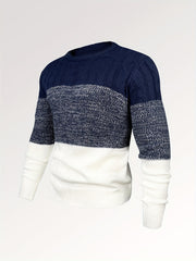 Knitted Cable Sweater Men's Casual Warm Crew Neck Pullover For Fall Winter
