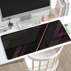 Geometric Stripe Model Mouse Pad Non slip Rubber Mouse Pad