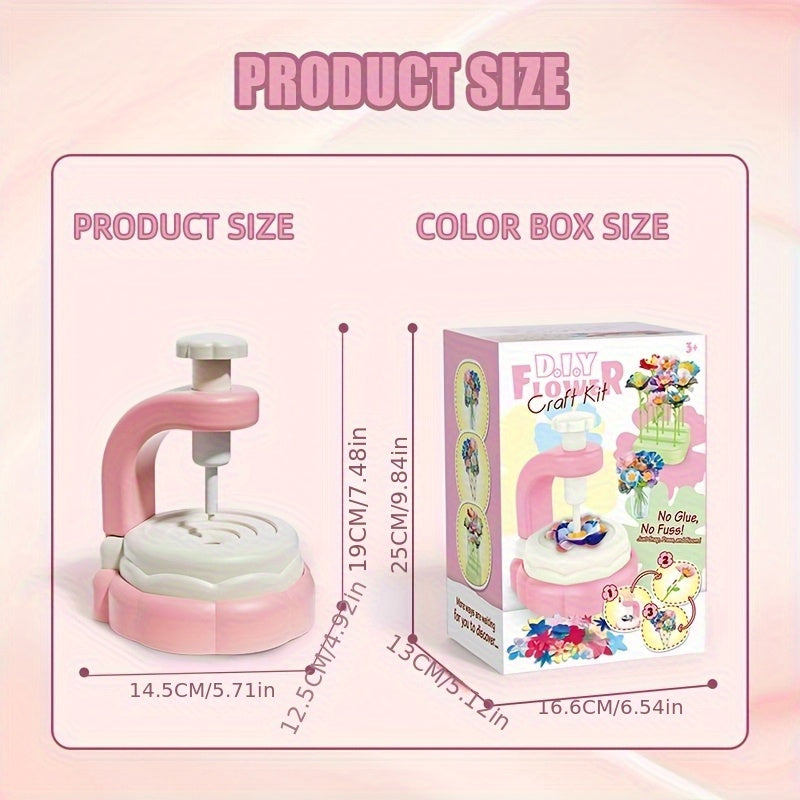 Girls Toys Craft Bouquet Set Simulated Flowers Making Birthday Gift