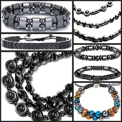 Hematite Stone Beads Cylinder Barrel Loose Beads 3 8mm