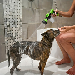 8-in-1 Outdoor Dog Washer & Garden Hose Nozzle