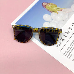 Girl's Square Large Frame Sunglasses for Outdoor Travel