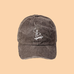 Skateboard Skull Cap with Printed Design