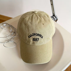 Men's Duck Tongue Hat Baseball Cap for Spring and Summer 1987