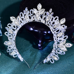 Handcrafted Bridal Tiara Vintage Embellished Wedding Hair Crown
